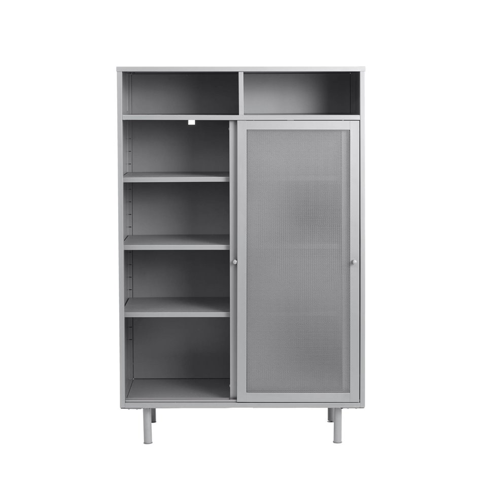 Шкаф Uvep, серый, сталь, H140х90х40см