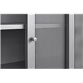 Шкаф Uvep, серый, сталь, H140х90х40см