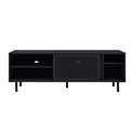 TV table Uvep, black, steel, H55x160x45cm