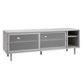 TV table Uvep, grey, steel, H55x160x45cm