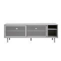TV table Uvep, grey, steel, H55x160x45cm