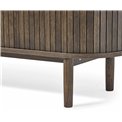 TV table Umeta, espresso color, MDF/oak veneer, H55.5x180x40cm