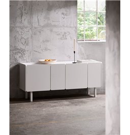 Буфет Unbera, белый, MDF, H70х160х45см