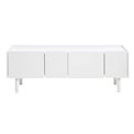 TV table Unbera, white, MDF, H55x160x45cm