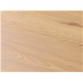 Dining table Uncesura, natural/black, MDF/metal, H75x160x90cm