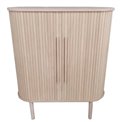 Cabinet Umeta, natural color, MDF/oak veneer, H118x40x100cm
