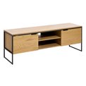 TV table Uncesura, natural color, MDF/metal, H55x155x45cm