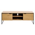 TV table Uncesura, natural color, MDF/metal, H55x155x45cm
