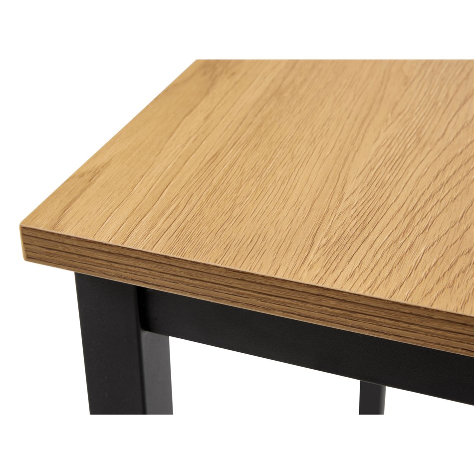 Bar Table Uncesura, natural color, MDF/metal, H105x60x60cm