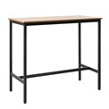 Bar Table Uncesura, natural color, MDF/metal, H105x120x60cm