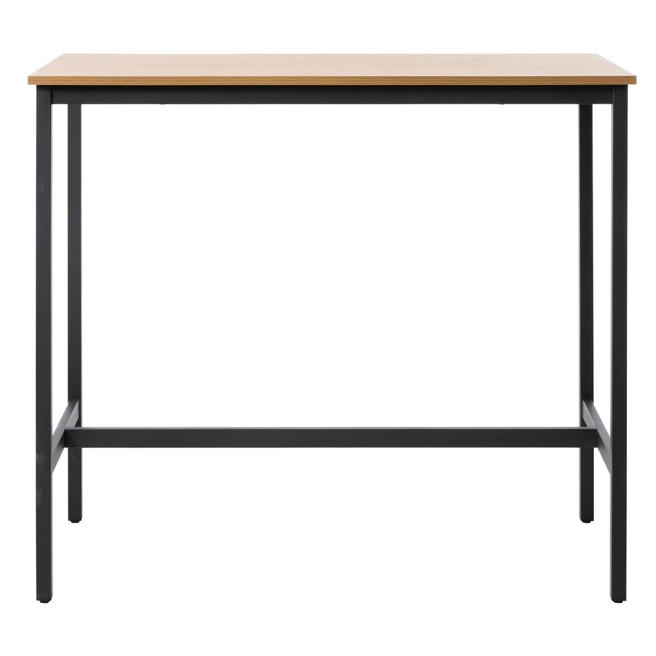 Bar Table Uncesura, natural color, MDF/metal, H105x120x60cm