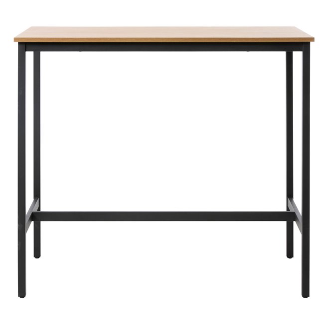 Bar Table Uncesura, natural color, MDF/metal, H105x120x60cm