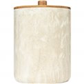 Dust bin with acacia wooden lid Come, 5L, H25.3cm, D18.5cm