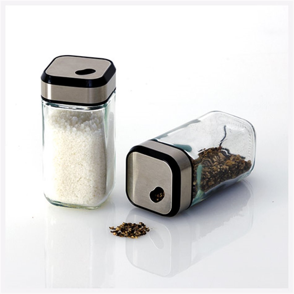 Salt and pepper set, H10x4.5x4.5cm