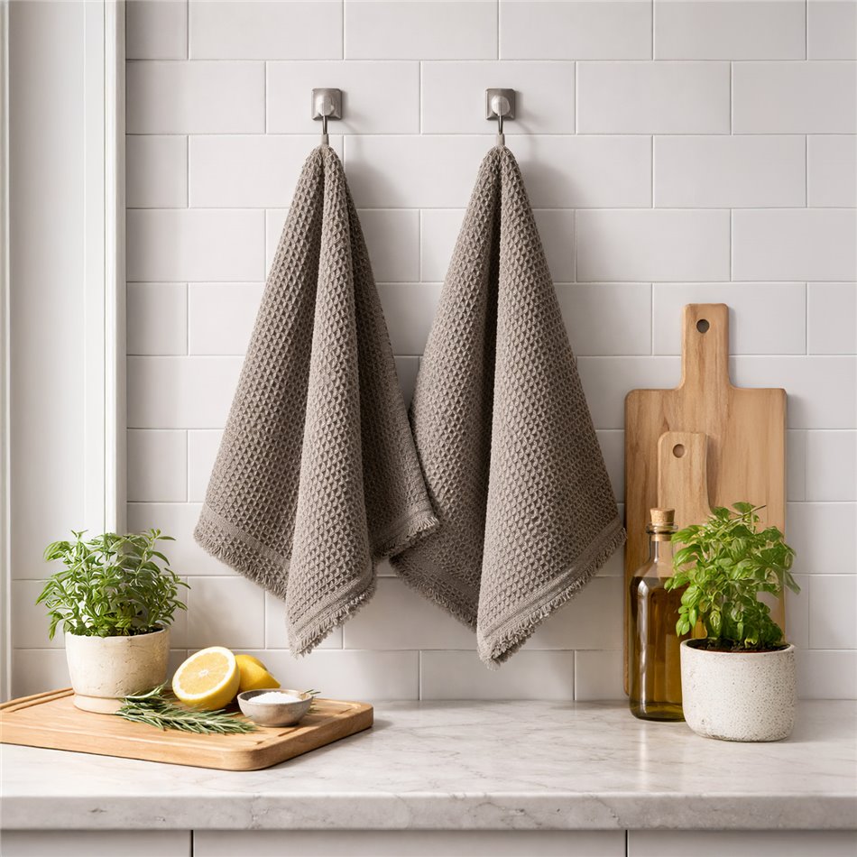 Коврик для ванной Honeycomb green, серо-зеленый, 50x80cm