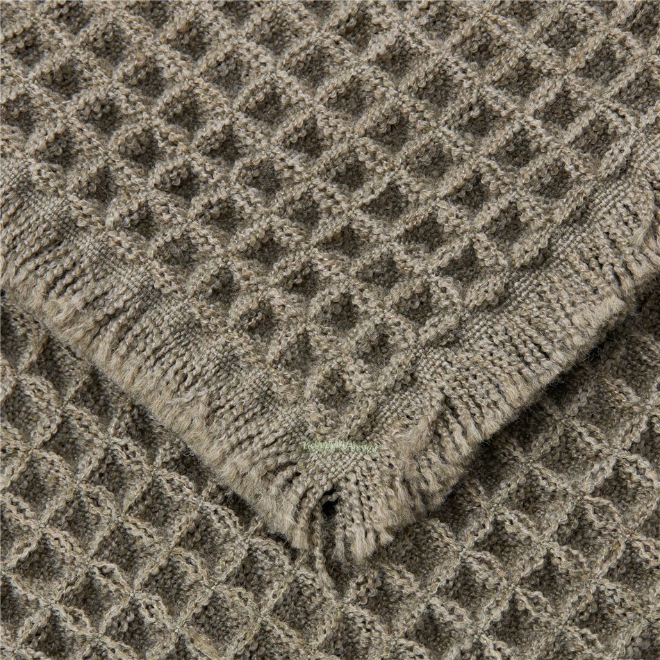 Коврик для ванной Honeycomb green, серо-зеленый, 50x80cm