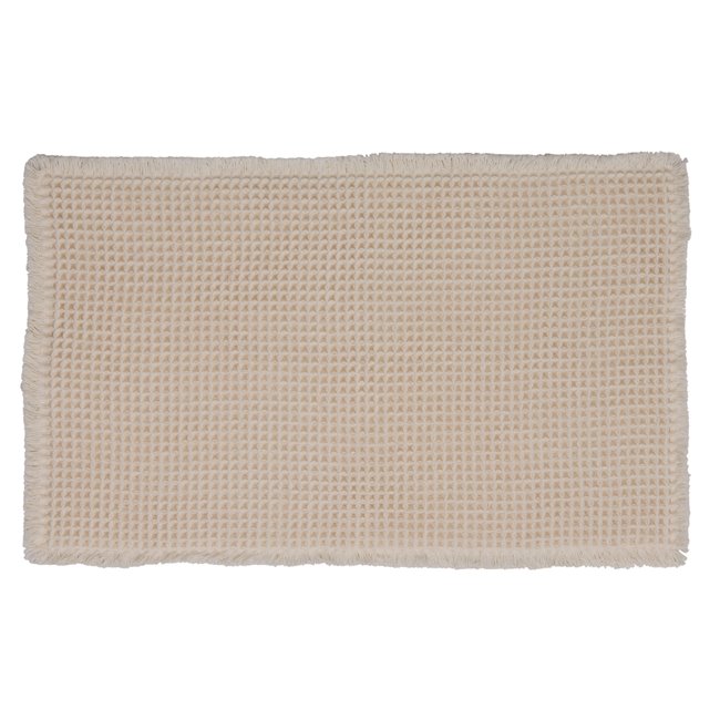 Коврик для ванной Honeycomb beige, бежевый, 50x80 cm