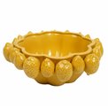 Decorative tray Lemons, yellow, H12.5cm, D33.2cm