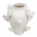 Vase Bird white, H31.5cm, D29cm