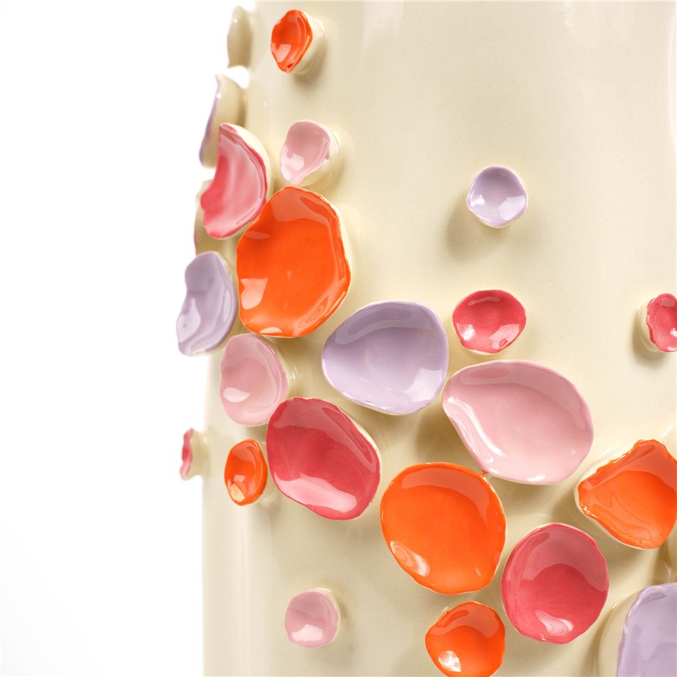 Vase Coloured dots I, H39.5cm, D14.5cm