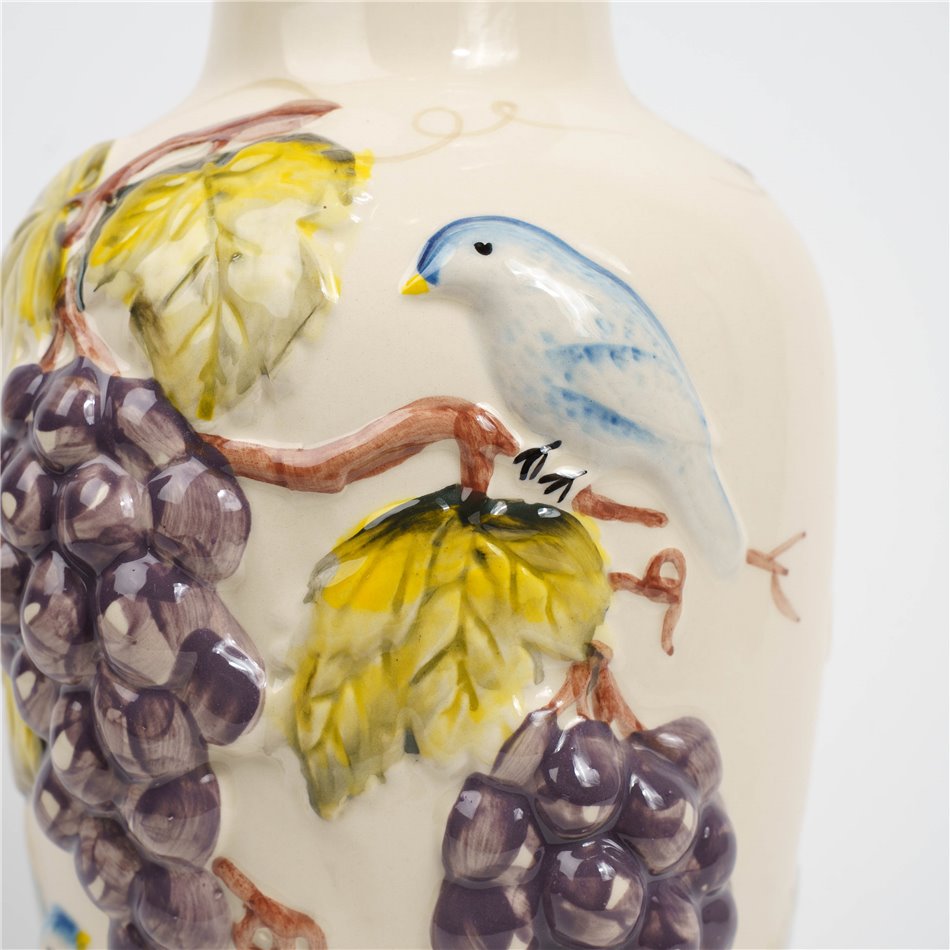 Vase Grapes, H38.2cm, D20cm