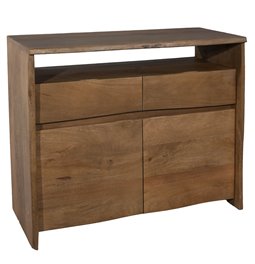 Sideboard Sady, 2 doors/2 drawers, mango wood, H90x110x45cm