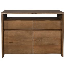 Sideboard Sady, 2 doors/2 drawers, mango wood, H90x110x45cm