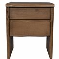 Bedside table Saffron with 2 drawers, mango wood, H55x46x40cm