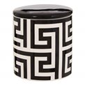 Candle in ceramic jar Palm Resort, 935g, H14.4cm, D12.8cm