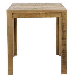 Side table Saggo L, mango wood, 45x35cm H50cm