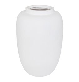 VASE ELENE, white, H45.5cm, D29.5cm