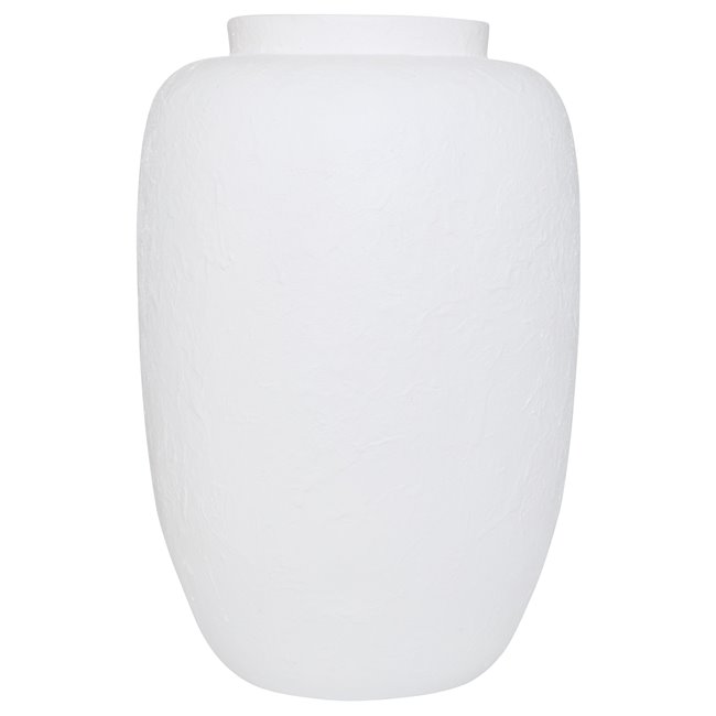 VASE ELENE, white, H45.5cm, D29.5cm