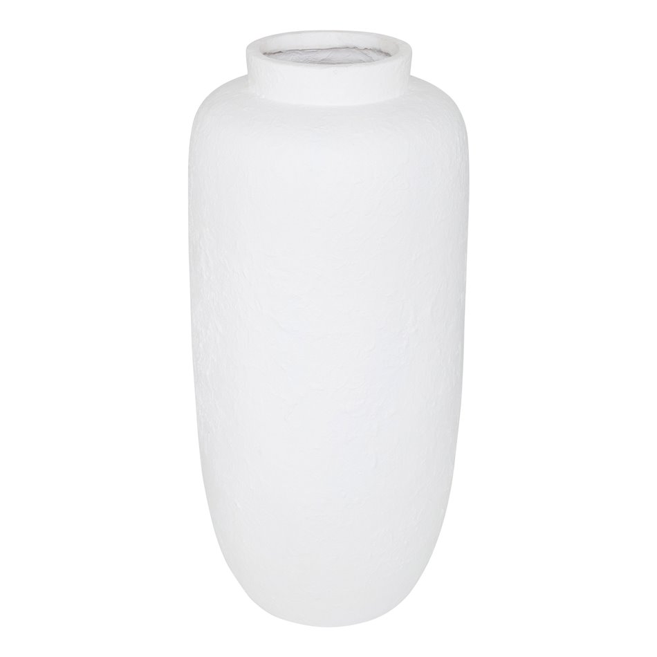 Vase ELENE, white, H66cm, D30cm