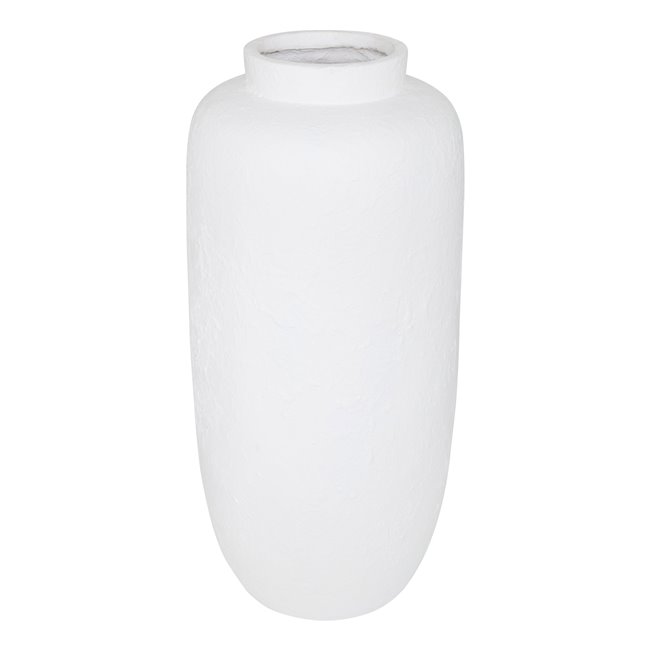 Vase ELENE, white, H66cm, D30cm