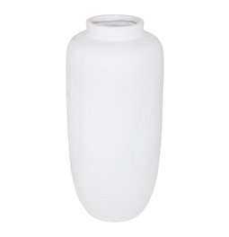 Vase ELENE, white, H66cm, D30cm