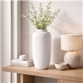 Vase ELENE, white, H66cm, D30cm
