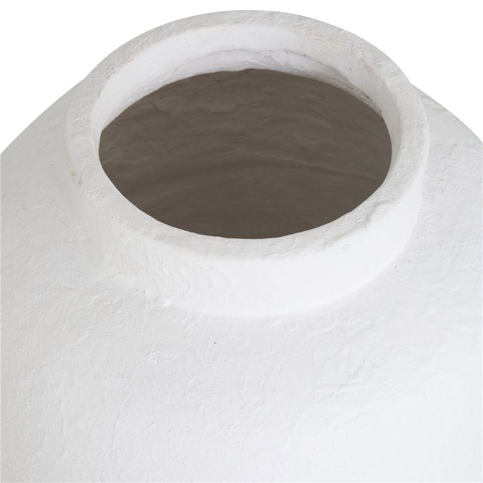 Vase ELENE, white, H66cm, D30cm
