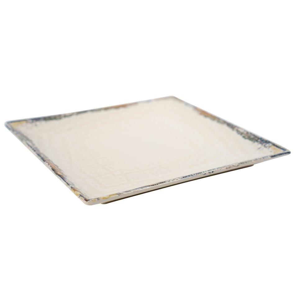 Dessert plate Albus Elite, 18x18cm H2cm