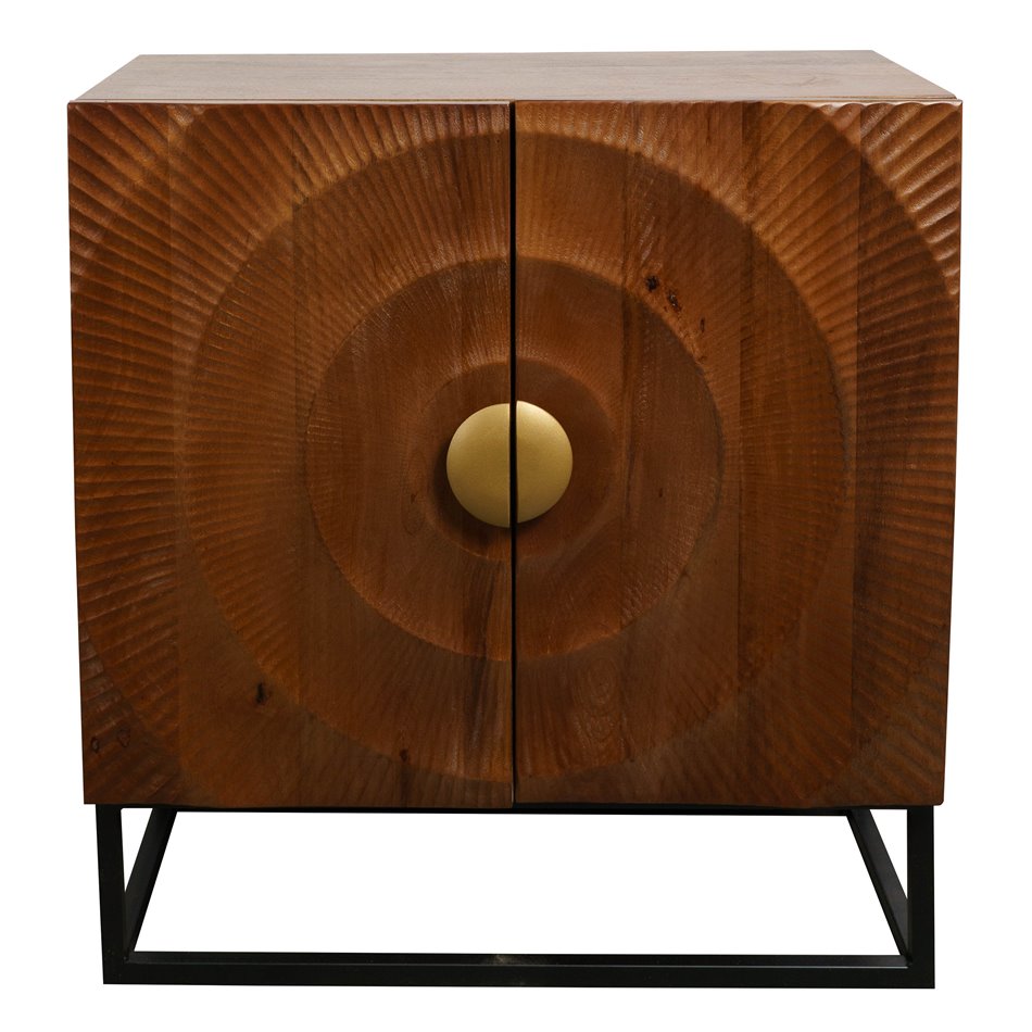 Буфет Bailey Compact brown, мангового дерева/MDF/металл, H76x71x36cm