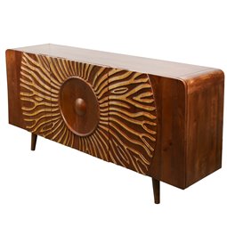 Буфет Verde Brown, мангового дерева/MDF, H75x38x160cm