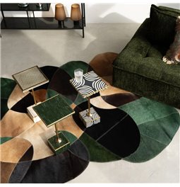 Side table Zebra, MDF/steel, 25x25cm H50cm