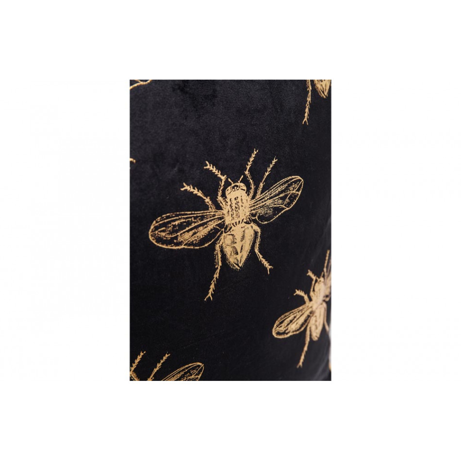 Декоративная подушка Bee Black, 45x45cm