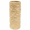 Vase Shana, ceramic, beige, H26cm, D10.5cm