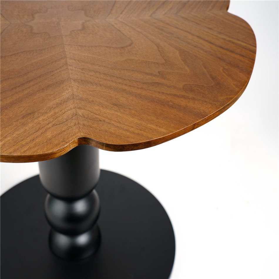 Приставной столик Wallern, MDF/металл, D50cm H46cm