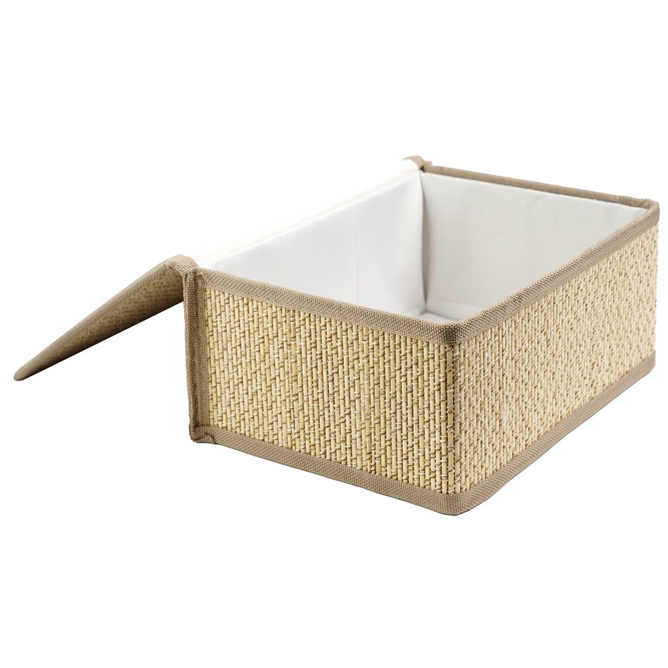Basket Stemy S, bamboo, H11.5x18x24cm