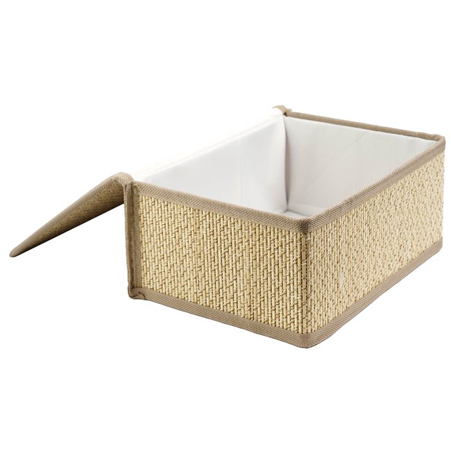 Basket Stemy S, bamboo, H11.5x18x24cm