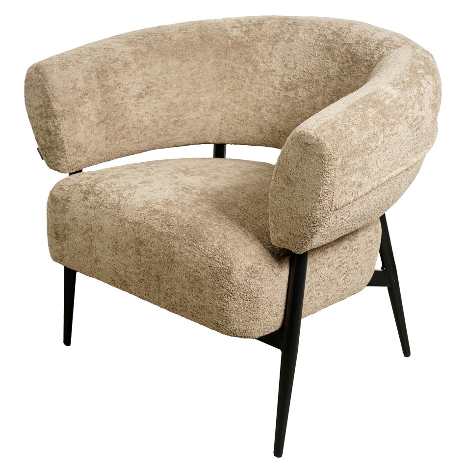 Кресло для отдыха Davor, бежевый 18, H71x82x74cm, высота сиденья 45cm