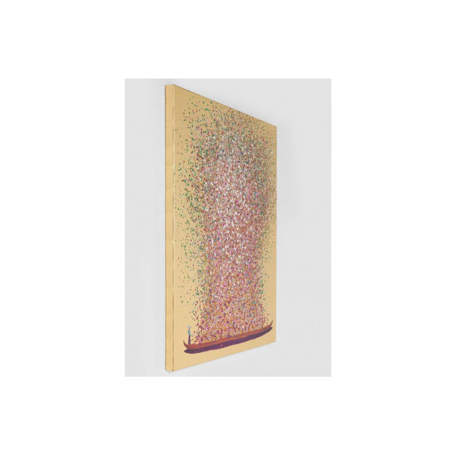 Картинка Touched Flower Boat, золотая/розовая, 160x120cm
