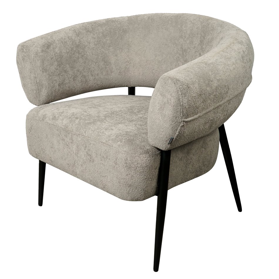 Armchair Davor, grey 2, H71x82x74cm, seat height 45cm