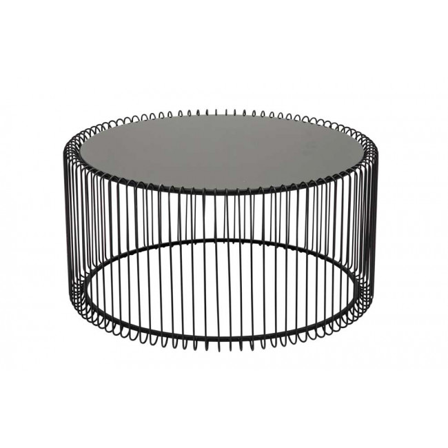 Coffee table Wire Black, H33x69x69cm